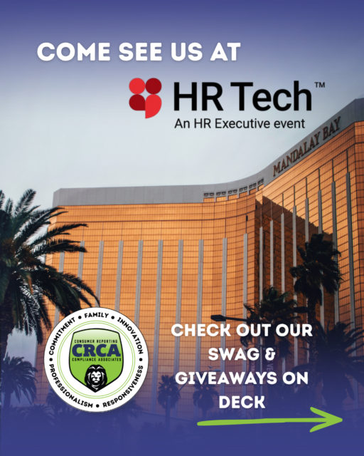 Viva Las Vegas, HR Tech! We’ll be at this years @hrtechconf, so mark your calendars now and plan to stop by Booth 6234!
#HRTech #HumanResources #HRManager #BackgroundScreening #HRrecruiter #BackgroundChecks #ComplianceMatters