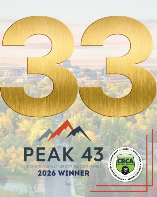 We are excited to announce that we landed Number 33 on @BoiseDev Peak 43 Idaho's Fastest Growing Companies list! Thank you to Boise Dev, our clients, and our amazing and hard working team for helping CRCA achieve this honor for the second year in a row!
#Peak43 #IdahosFastestGrowingCompanies #BoiseDev #HumanResources #HRManager #BackgroundScreening #HRrecruiter #BackgroundChecks #ComplianceMatters